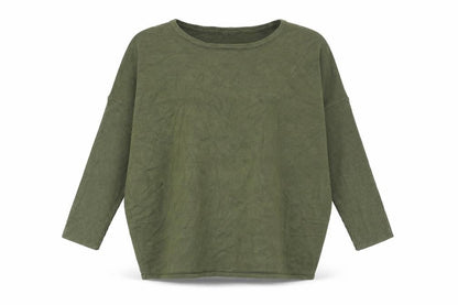 Womens UK Size S Saint Tropez Green Pullover Sweatshirt