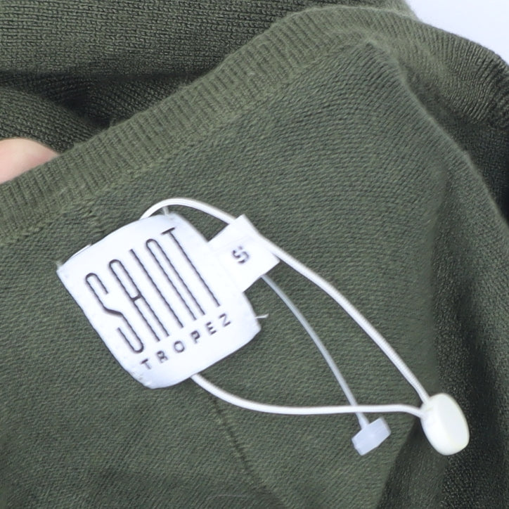 Womens UK Size S Saint Tropez Green Pullover Sweatshirt