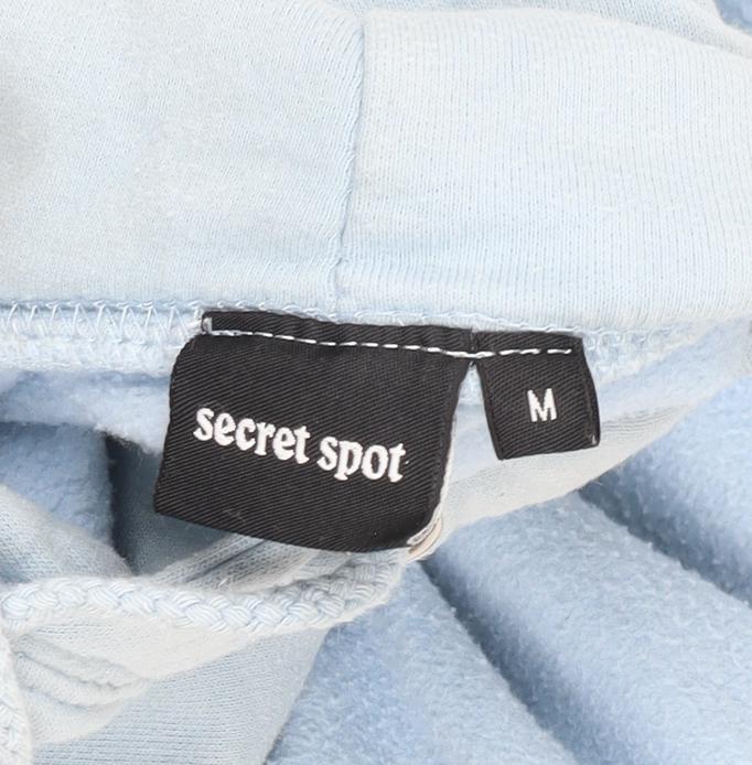 Womens UK Size M Secret Spot Blue Pullover Hoodie