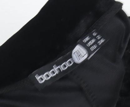 Womens UK Size 6 Boohoo Regular Fit Hot Pants Shorts