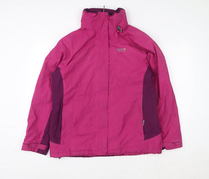 Womens UK Size 14 Regatta Pink Rain Coat