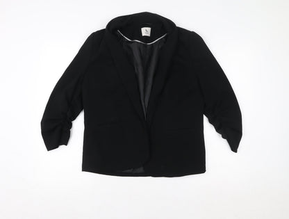 Womens UK Size 12 TU Regular Black Blazer