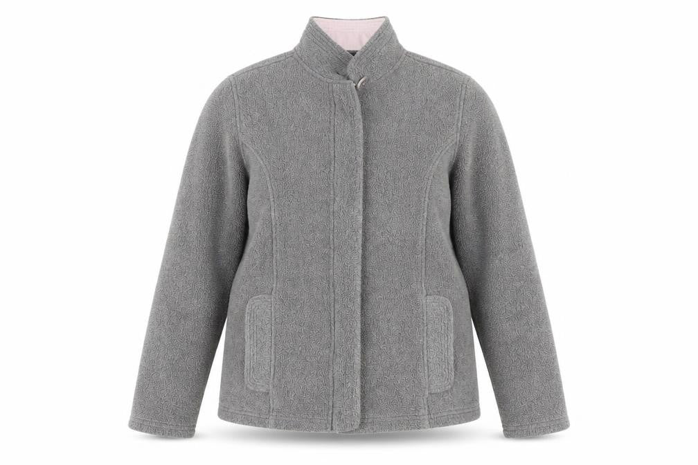 Womens UK Size 12 Marks and Spencer Grey Full Zip Sweatshirt