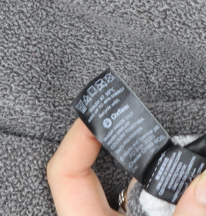 Womens UK Size 12 Marks and Spencer Grey Full Zip Sweatshirt
