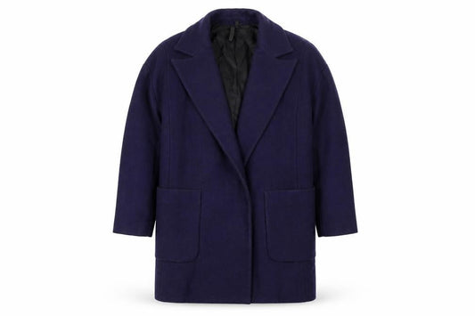 Womens UK Size 8 Topshop Blue Overcoat