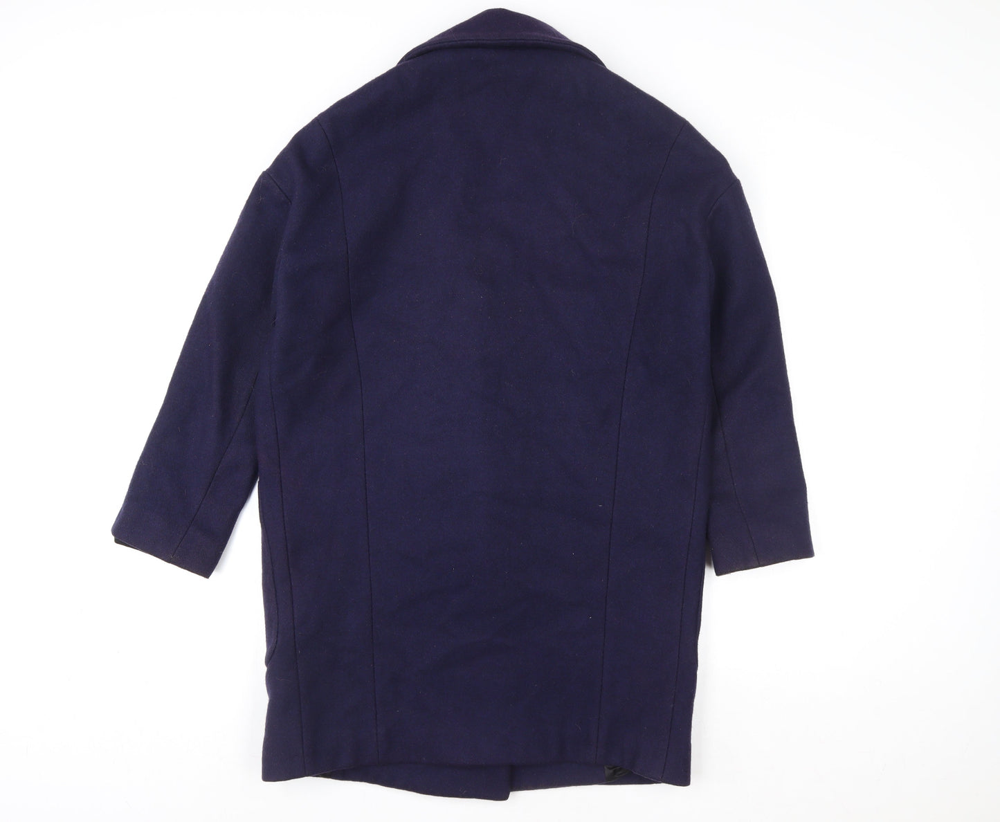 Womens UK Size 8 Topshop Blue Overcoat