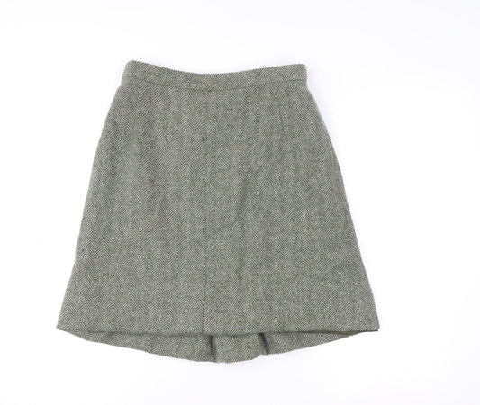 Womens UK Size 14 Dorene A-Line Tweed Skirt