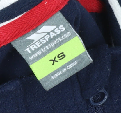 Womens UK Size XS Trespass Blue Pullover Sweatshirt