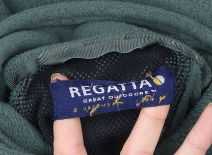 Mens UK Size S Regatta Green Full Zip Sweatshirt