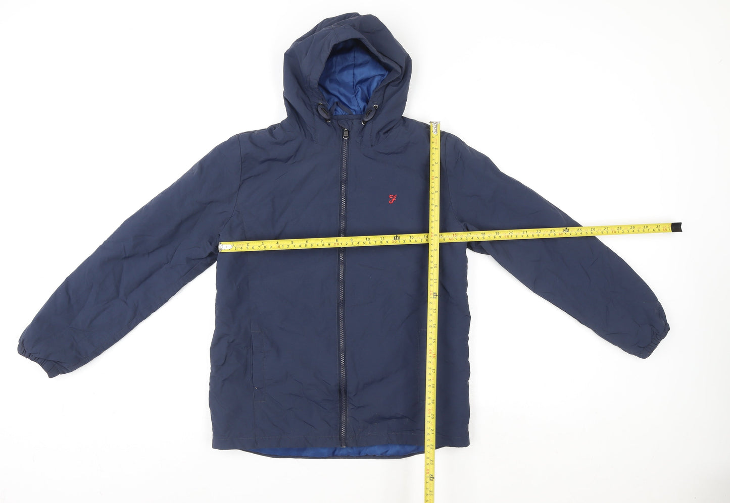 Boys UK Size 12-13 Years Farah Blue Puffer Jacket