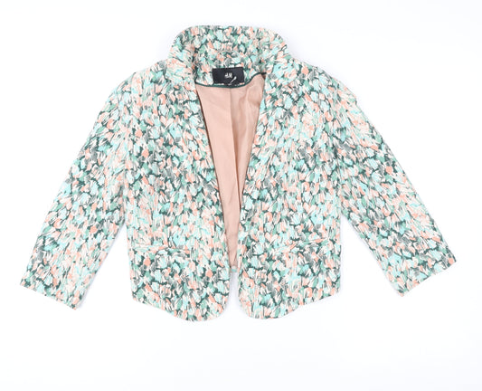 Womens UK Size 6 H&M Regular Multicoloured Blazer