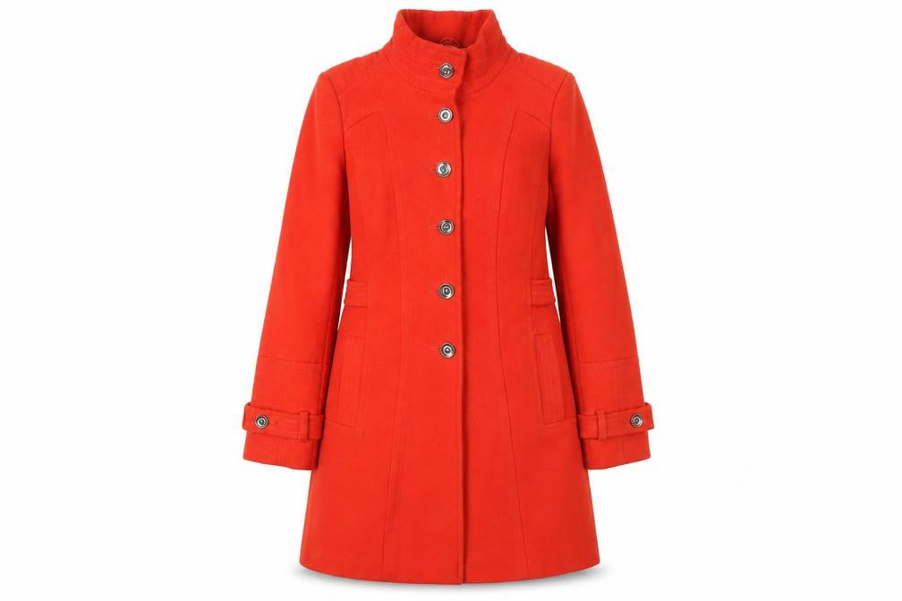 Womens UK Size 14 NEXT Red Overcoat