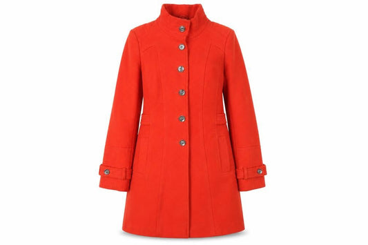 Womens UK Size 14 NEXT Red Overcoat