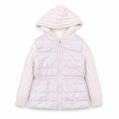 Girls UK Size 4-5 Years Miss Mouse Pink Puffer Jacket