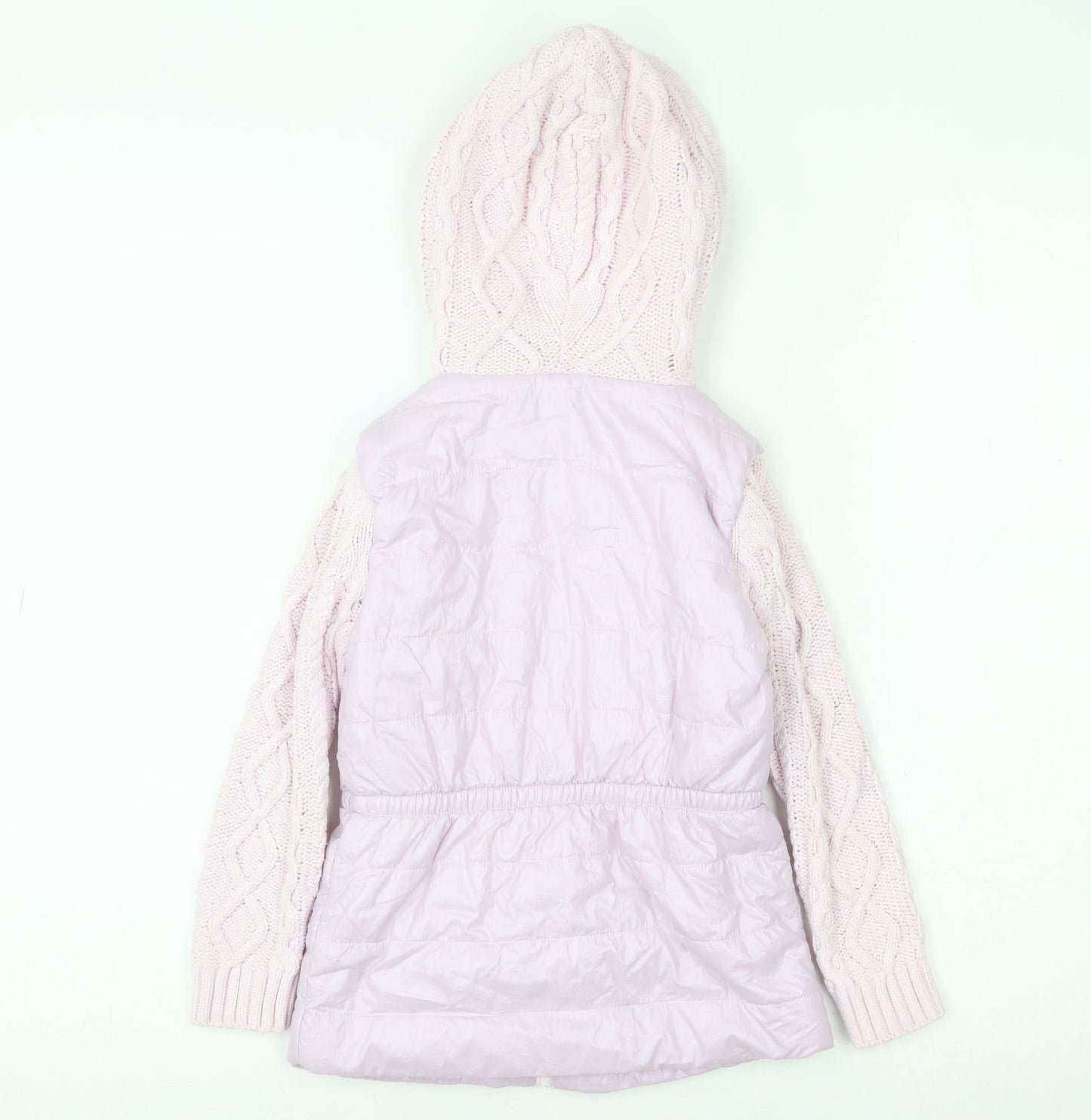 Girls UK Size 4-5 Years Miss Mouse Pink Puffer Jacket