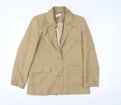Womens UK Size 6 Topshop Regular Beige Blazer