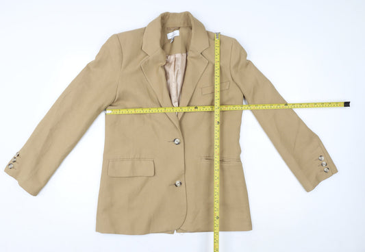 Womens UK Size 6 Topshop Regular Beige Blazer