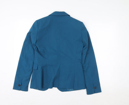 Womens UK Size 8 Zara Regular Blue Blazer