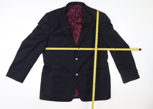 Unisex Adultss UK Size 42 Hellewell Regular Blue Blazer