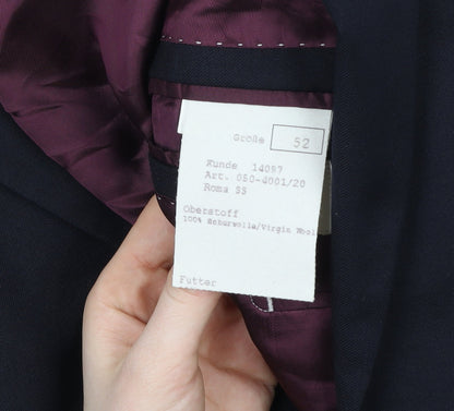 Unisex Adultss UK Size 42 Hellewell Regular Blue Blazer