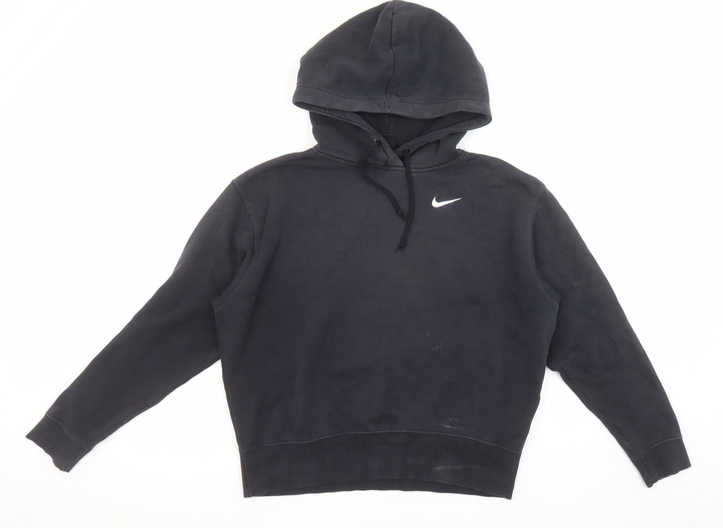 Womens UK Size XS Nike Black Pullover Hoodie