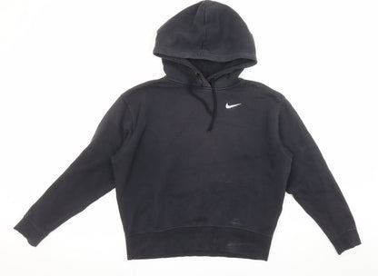 Womens UK Size XS Nike Black Pullover Hoodie