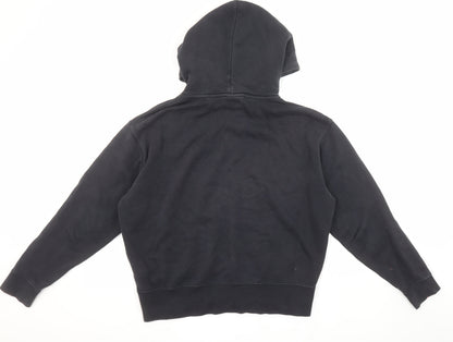 Womens UK Size XS Nike Black Pullover Hoodie