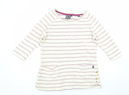 Womens UK Size 10 Weird Fish Pink Tunic Sweatshirt