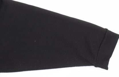 Womens UK Size 22-24 Yours Black Pullover Sweatshirt