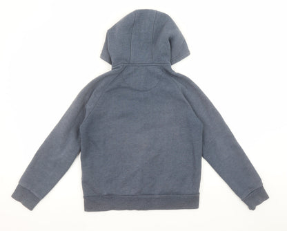 Weird Fish Boys Blue Full Zip Hoodie 11-12 Years Cotton Blend