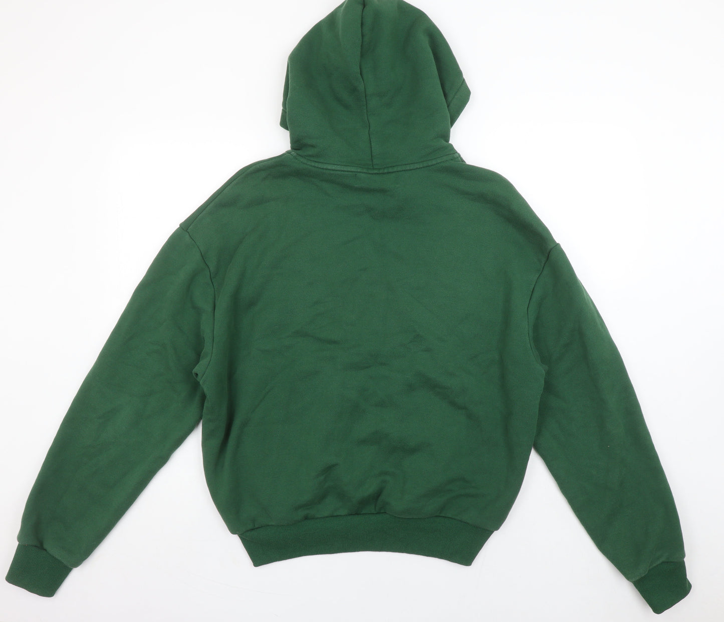 Womens UK Size M Bénir Green Pullover Hoodie