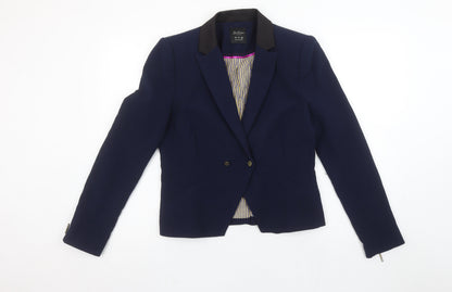 Womens UK Size L Zara Trafaluc Regular Blue Blazer