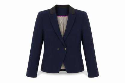 Womens UK Size L Zara Trafaluc Regular Blue Blazer