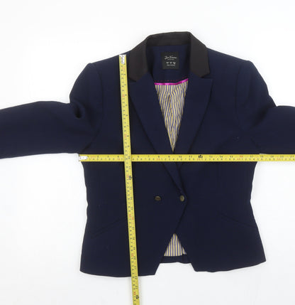 Womens UK Size L Zara Trafaluc Regular Blue Blazer