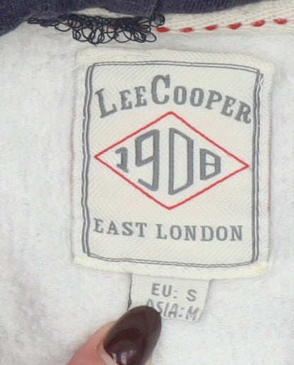 Womens UK Size S Lee Cooper Grey Pullover Hoodie