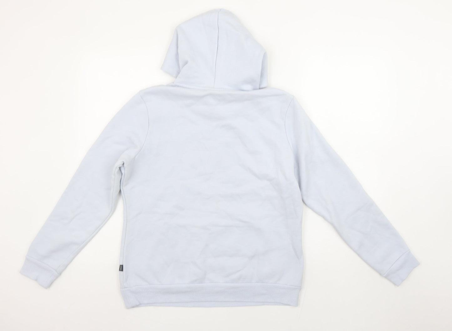 Womens UK Size M PUMA Blue Pullover Hoodie