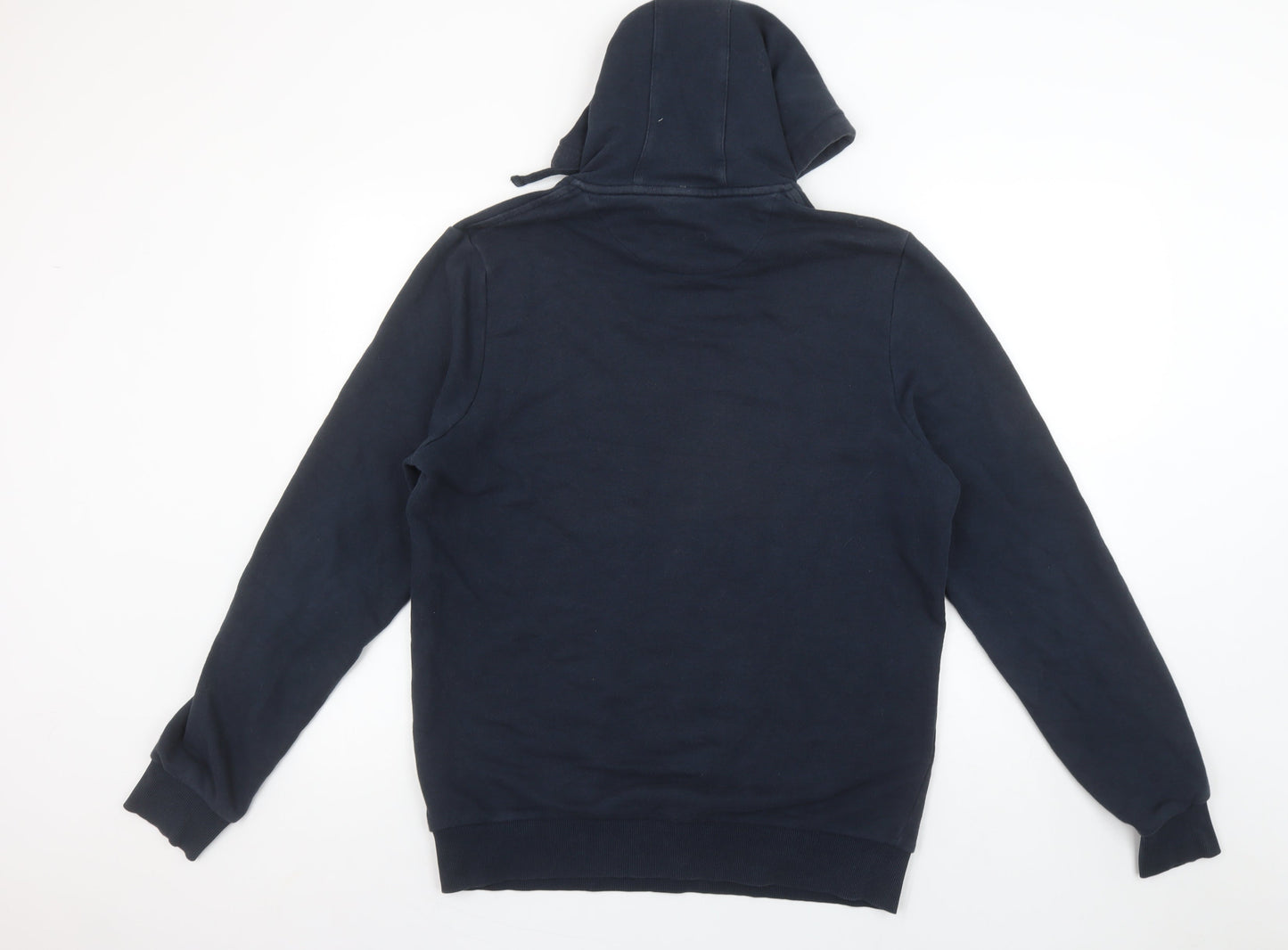 Mens UK Size L FILA Blue Pullover Hoodie