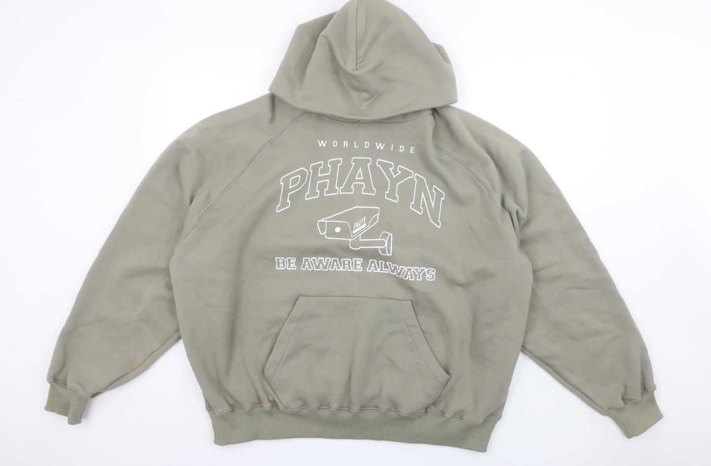 Womens UK Size XS PHAYN Green Pullover Hoodie