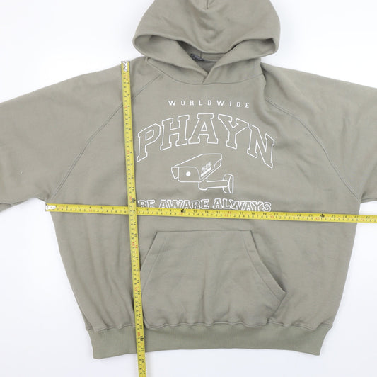 Womens UK Size XS PHAYN Green Pullover Hoodie