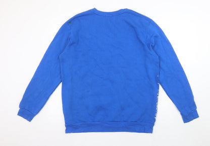 Womens UK Size L Cargo Quay Blue Pullover Sweatshirt