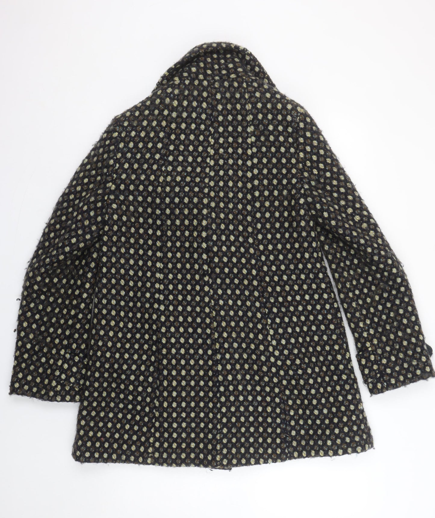 Womens UK Size 14 Laura Ashley Black Overcoat