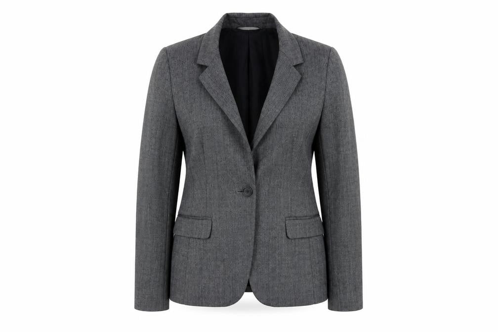 Womens UK Size 10 Jaeger Regular Grey Blazer