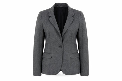 Womens UK Size 10 Jaeger Regular Grey Blazer