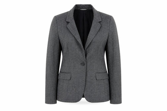 Womens UK Size 10 Jaeger Regular Grey Blazer