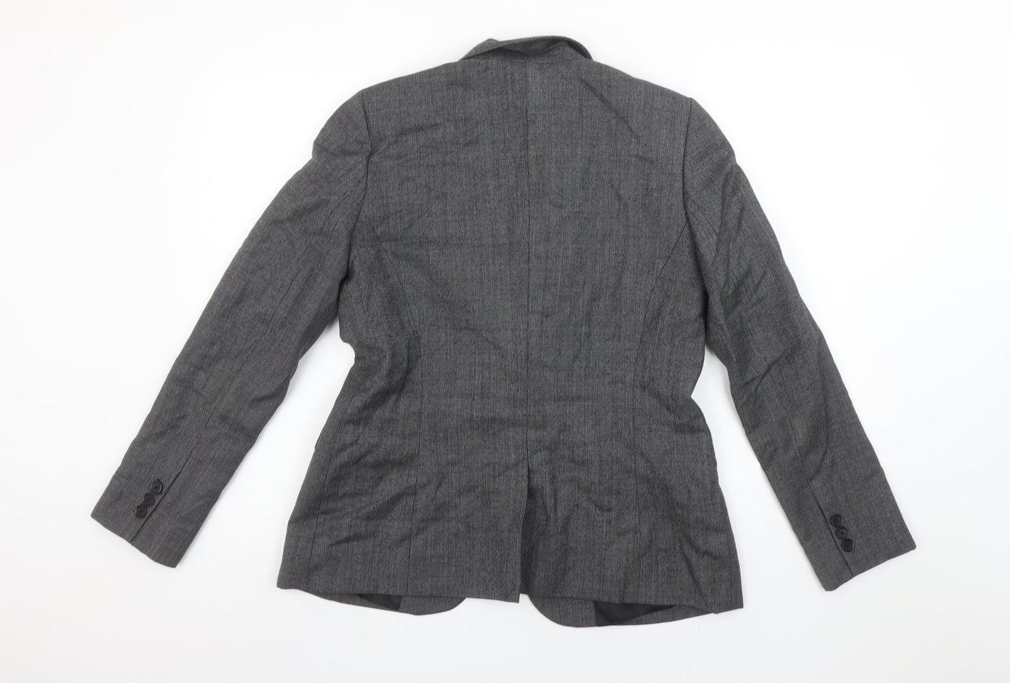 Womens UK Size 10 Jaeger Regular Grey Blazer