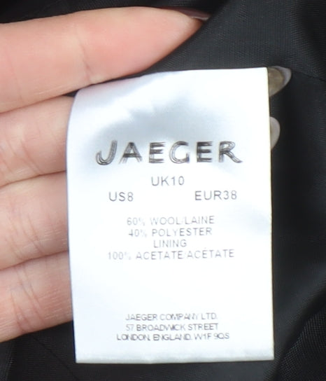 Womens UK Size 10 Jaeger Regular Grey Blazer