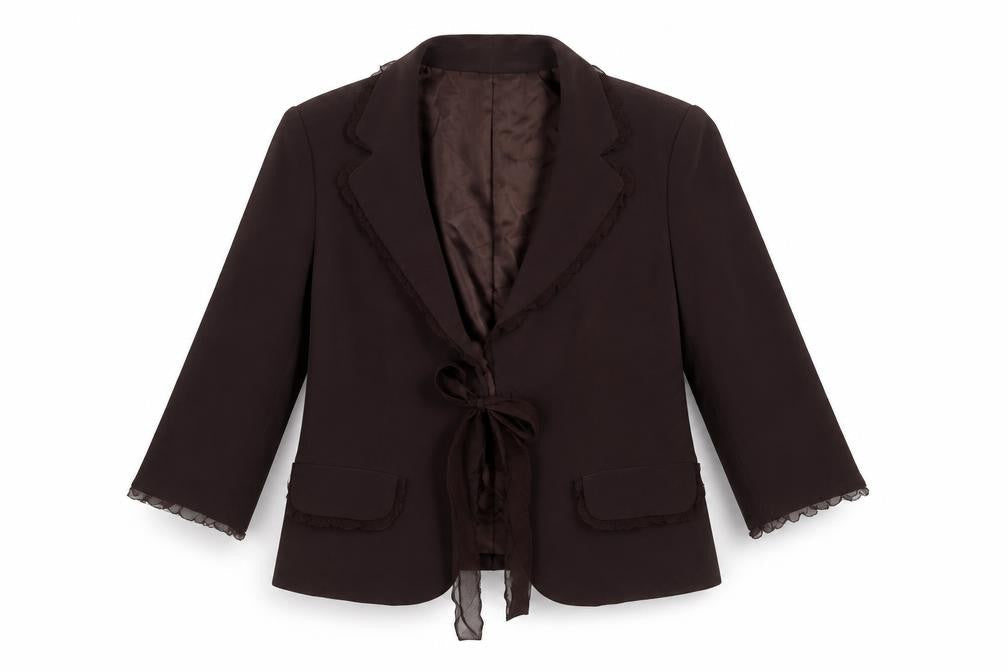 Womens UK Size 16 Platinum Regular Brown Blazer