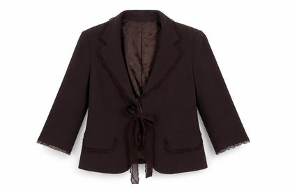 Womens UK Size 16 Platinum Regular Brown Blazer