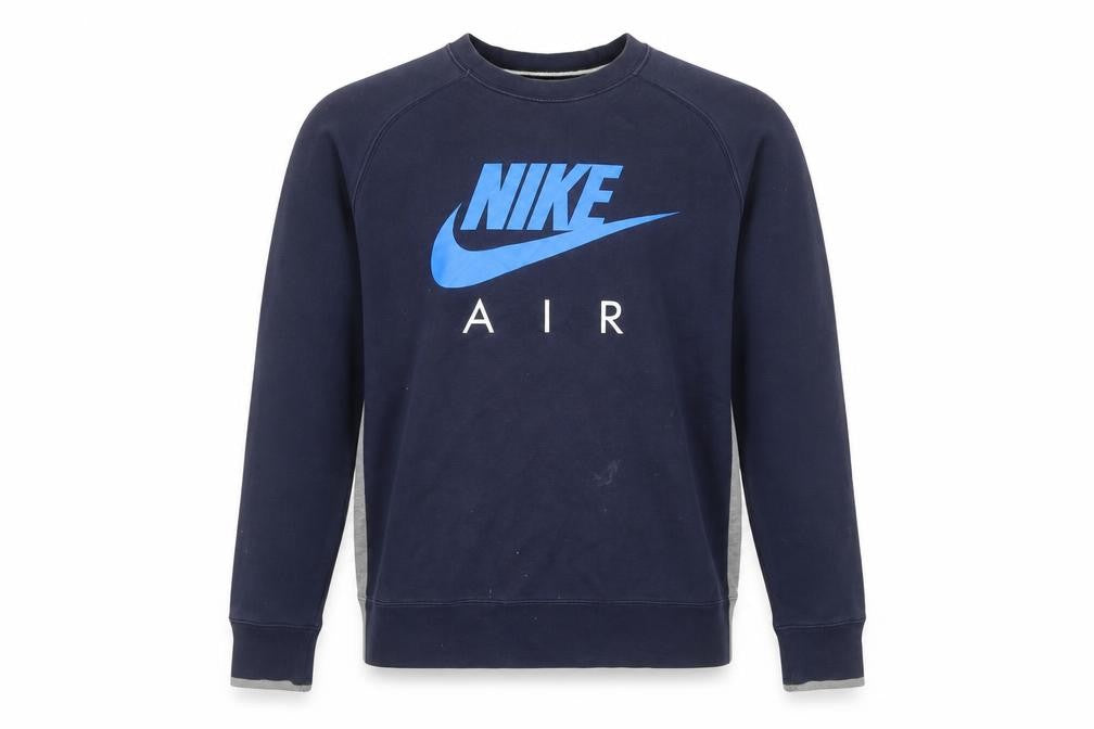 Mens UK Size L Nike Blue Pullover Sweatshirt