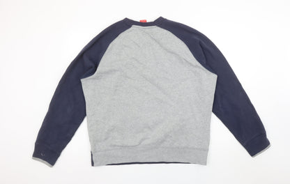 Mens UK Size L Nike Blue Pullover Sweatshirt